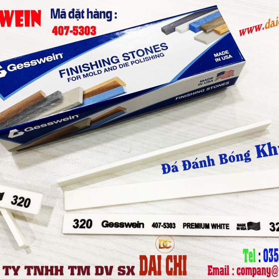 Đá Mài Đánh Bóng Khuôn GESSWEIN Premium White Stones 407-5303
