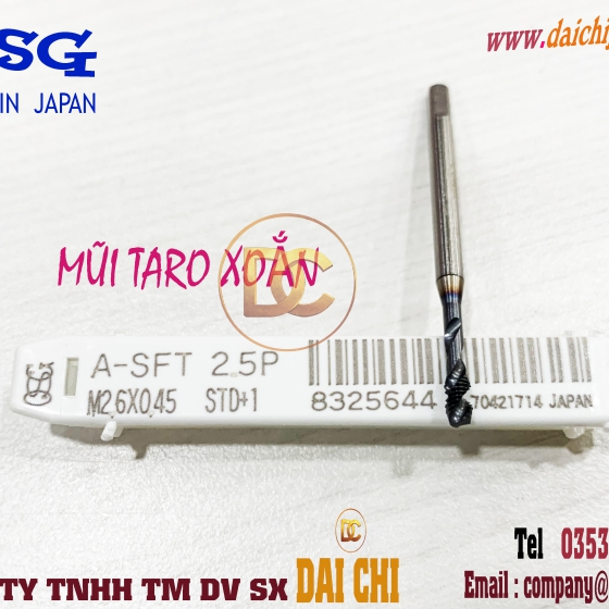 Mũi Taro Xoắn OSG Dòng A-SFT Mã 8325644  