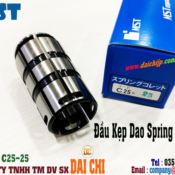 Đầu Kẹp Dao MST Spring Collet C25-25