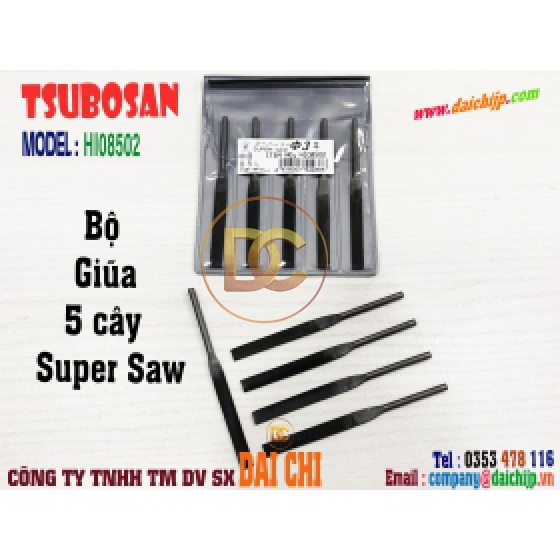 Bộ Giũa Super Saw Cán Ø 3mm TSUBOSAN Model HI08502