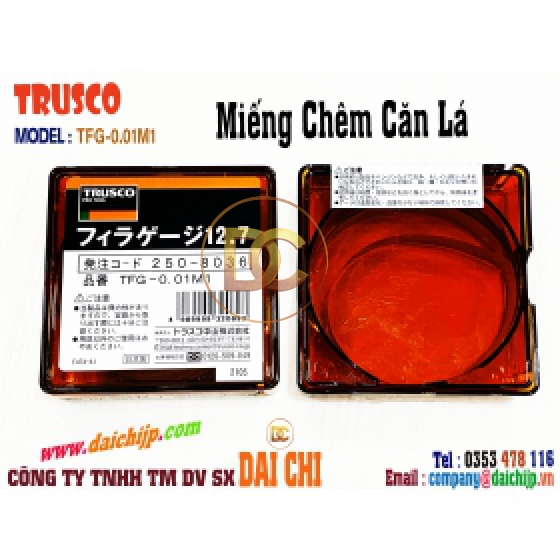 Miếng Chêm Căn Lá INOX TRUSCO Model TFG-0.01M1